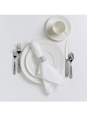 Napkin Rings - Accmor 100pcs - Silver Napkin Rings Buckles for any occasion NWT